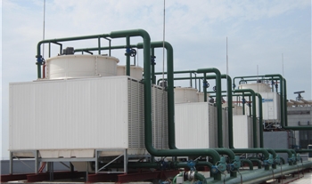 206號(hào)廠(chǎng)房屋面冷卻塔安裝